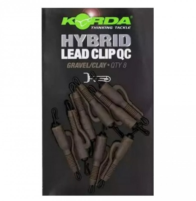 Korda Montáž QC Hybrid Lead Clip Gravel/ Clay
